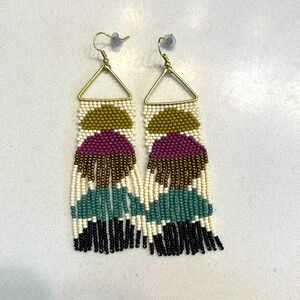 Ink + Alloy Beaded Earrings